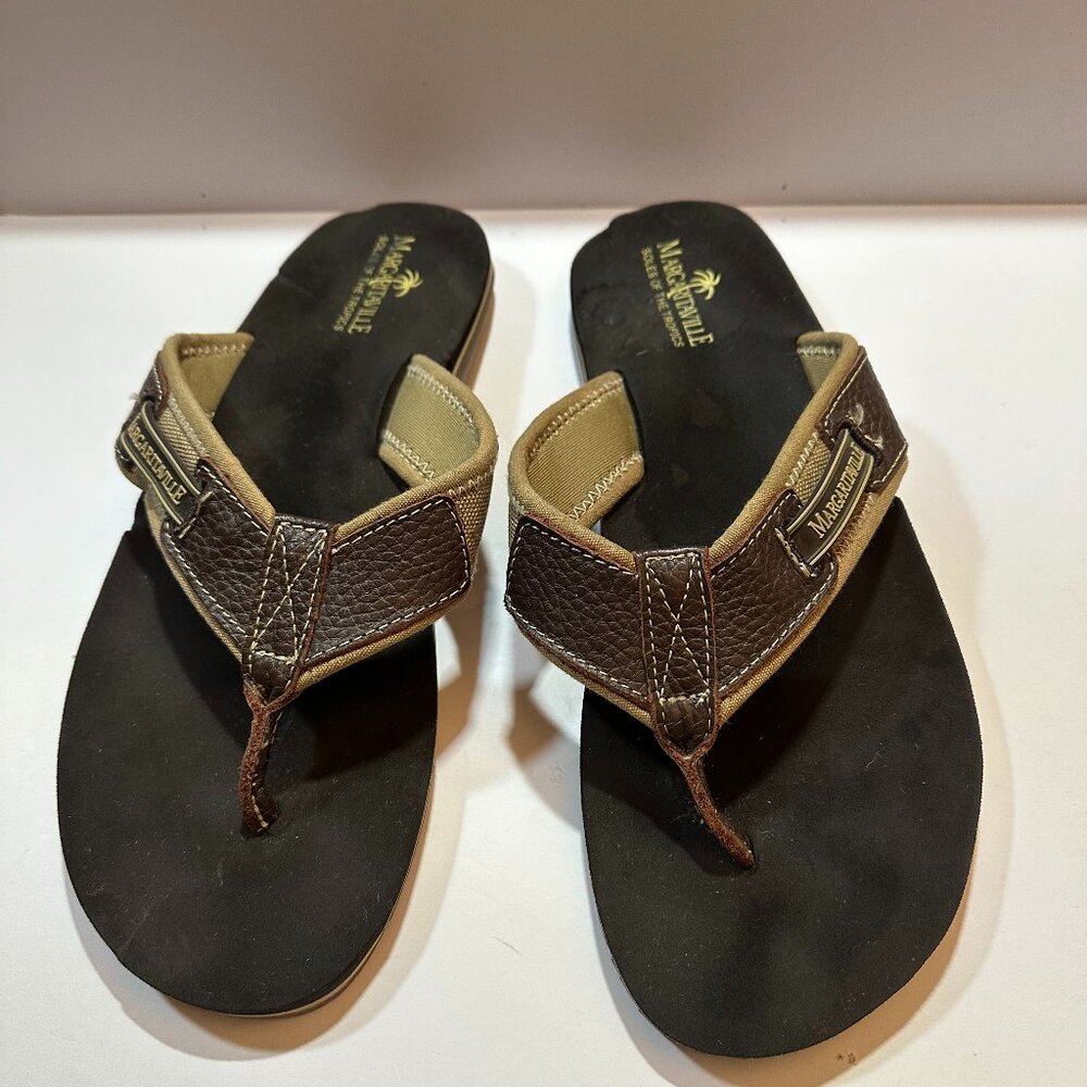 Margaritaville "Soles of the Tropics" Men's Flip-Flop Sandals Size 11